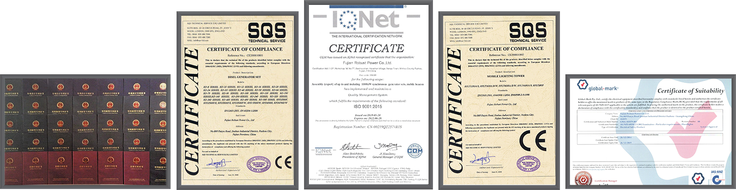 Our Certificate