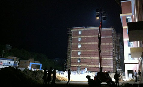 Construction site project