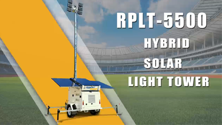 RPLT-5500 Hybrid Solar Lighttower